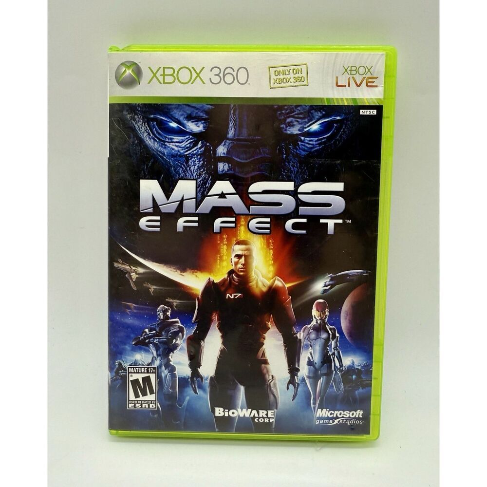 Mass Effect (Microsoft Xbox 360, 2007) Game Case Manual Tested